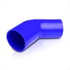 3 to 3.5 Inch 45 Degree Elbow Silicone Hose Reducer