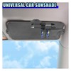 DUSCOKE Car Sun Visor Sunshade Extender, Adjustable Car Window UV