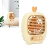 Small Desk Fan 3 Speed Mode Humidifier Function USB Charge