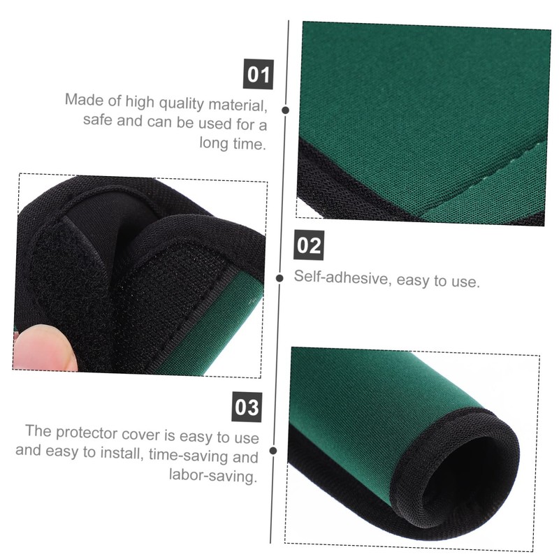 Healeved Luggage Handle Wraps Neoprene Suitcase Handle Protectors for Comfortable