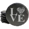 Faith and Hope: Laser Etched Heart of the Home: Love