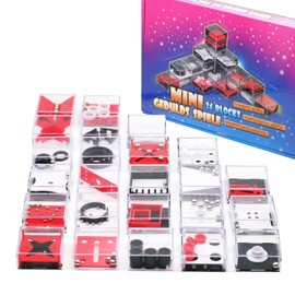 OBEST 24 Pieces Intelligence Game Toy, Mini Balanced Labyrinth Game Puzzle Boxes, Suitable for Challenging and Relieving Educational Skills of Children Gifts