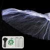VBWSL 6 x 50 FT Transparent Bird Netting for Garden,