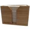 Hatschibox Maple Wood Handkerchief Box - Stylish Tissue Box Refillable