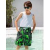 TUONROAD Boys Swimming Shorts Funny 3D Print Quick Drying Swimming