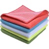 SINLAND 5 Color Assorted Microfiber Dish Cloth Kitchen Cloths Cleaning