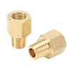 6PCs Brass Pipe Fitting Adapter 1/8 BSPT Female NPT Vehicle