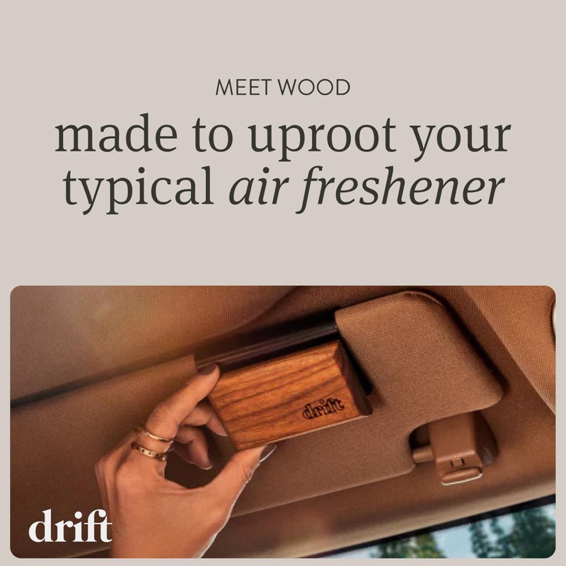 Drift Car Air Freshener - Wood Fragrance - Automotive Odor