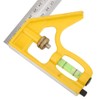 300mm Metric Combination Square Ruler, Adjustable Stainless Steel Combo Square