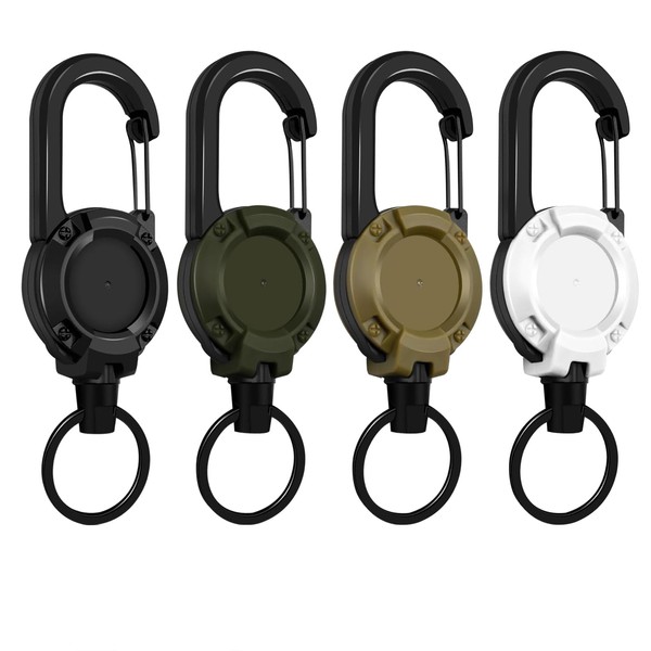ISTARTEC Extendable Key Fob, 4 Pieces Lanyard Extendable with 60