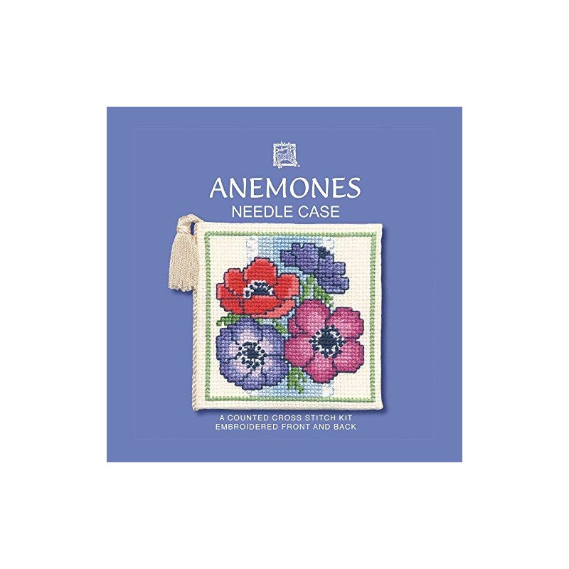 Anemones Needle Case Cross Stitch Kit