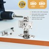 Furniware Pack of 2 Soft Close Cabinet Hinges, Middle Stop