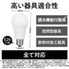 LED Bulb, Base Diameter 1.0 inches (26 mm), Equivalent to