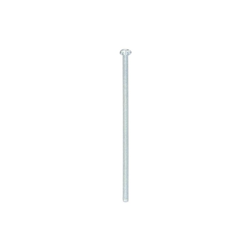 Small Parts Steel Pan Head Machine Screw, Zinc Plated, Meets