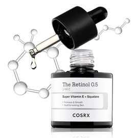 COSRX Retinol 0.5 Oil, Anti-aging Serum with 0.5% Retinoid Treatment for Face, Reduce Wrinkles, Fine Lines, Gentle Skincare for Day & Night, Not Tested on Animals, Korean Skin Care, Stocking Stuffers
