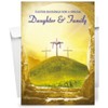 Daughter & Family Religious Easter Card - Christian Easter Card