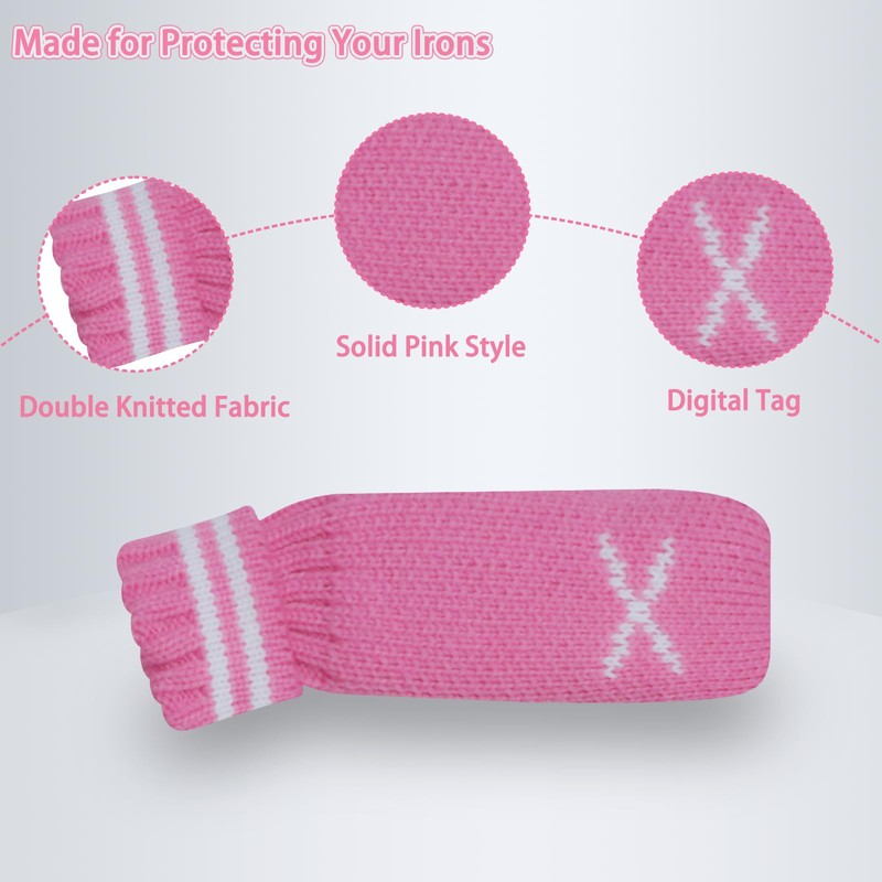 LeFeng 10 Pieces 4-9/A/P/S/X Knitted Golf Iron Head Covers Set