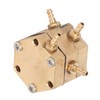 Hexagonal Dental Water Valve Good Passability Copper Water Pressure Regulator