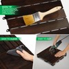 Idzo Interlocking Deck Tiles 9.6 SQFT - 10PCS Waterproof Acacia