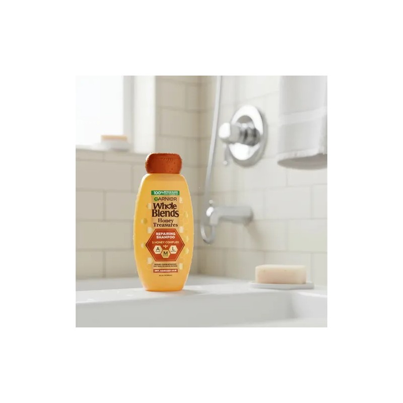Garnier Whole Blends Shampoo Acondicionador Mieles