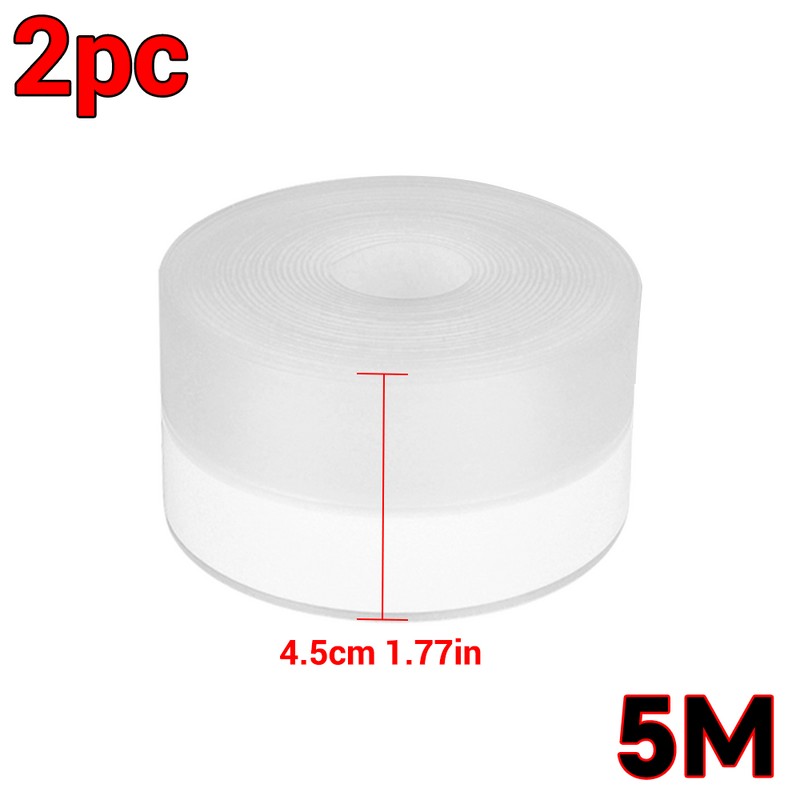 Transparent Door Weather Stripping Seal for Gaps – Flexible Self-Adhesive
