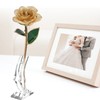 Gold Rose 24K Gold Plated Rose Gift Ornament for Birthday