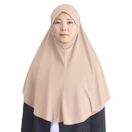 Modest Beauty Plain Hijab for Women Muslim Headscarf Islamic Scarf Easy to Wear Prayer Hijabs