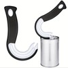 2 Pieces Manual Easy Can Opener Grip Grab Twist Hook