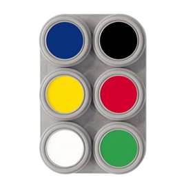 Grimas Water Make-Up, 6-Colour Palette