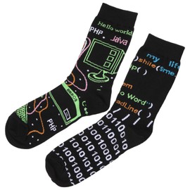 YUFFQOPC Funny Socks Novelty Socks for Men Women,Colours Funny Socks with Motif,Multicoloured,Crazy Socks Unisex Cotton Calf Socks,Crazy Christmas Socks Colorful Christmas Birthday Gifts