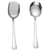 2 Pcs Large Serving Spoons Stainless Steel Large Buffet Serving
