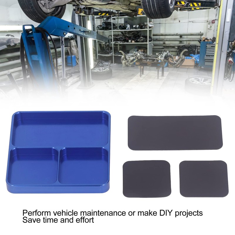 Soldering Tray Skid Resistant, Aluminum Alloy Magnetic Electronic Repair Work