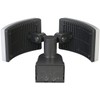 Lunartec Wall Lamp: Duo LED Outdoor Wall Spotlight with Motion