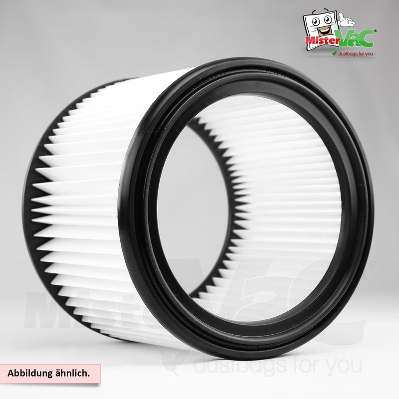 MisterVac Lamellar Filter Replacement Filter Compatible with Bosch GAS 20