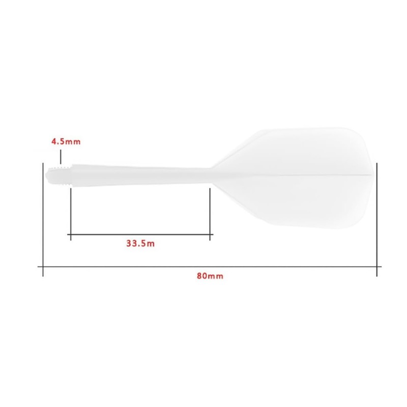 ANCLLO 6 Pack Integrated Dart Shaft And Flights, Integrated Dart