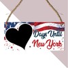 Days Until New York Countdown Chalkboard Plaque – Exciting Travel