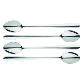 Set Of 4 Stainless Steel Latte Spoons