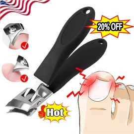 Unbranded Curved Nails Clippers Anti-Splash Thick Wide Clippers Nail Opening Jaw Toenail