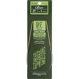 Clover 3016/24-3 3016/24-03 Takumi Bamboo Circular 24-Inch Knitting Needles, Size 3