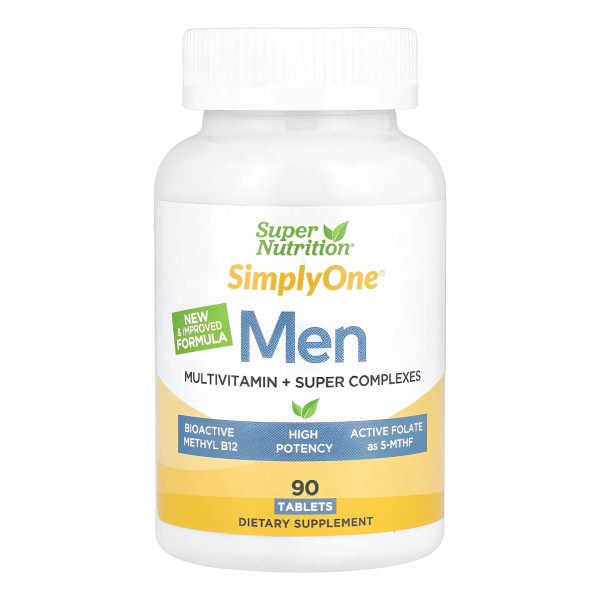 Super Nutrition Simplyone Multivitaminas Hombre 90 Tabletas
