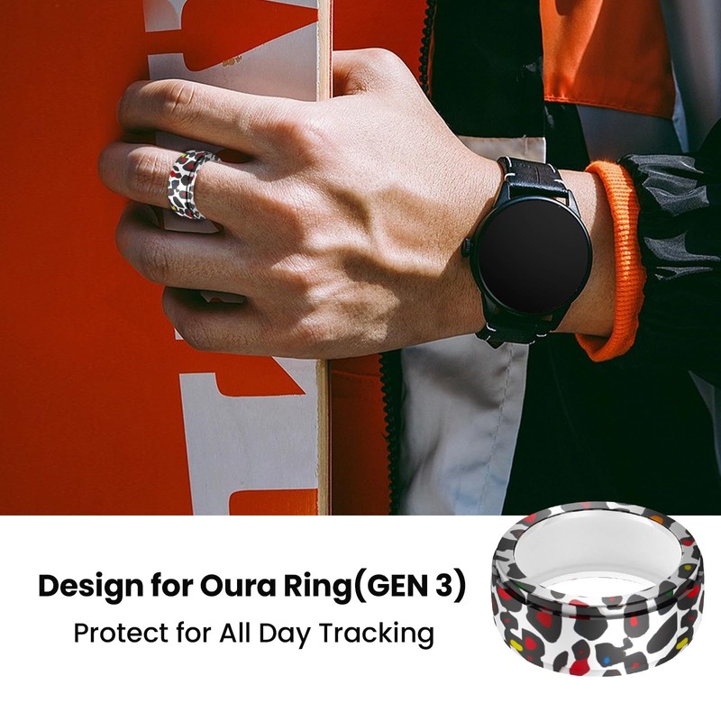 FitTurn [1 Pcs] Silicone Ring Cover for OuraRing Gen3/ULTRAHUMAN Ring
