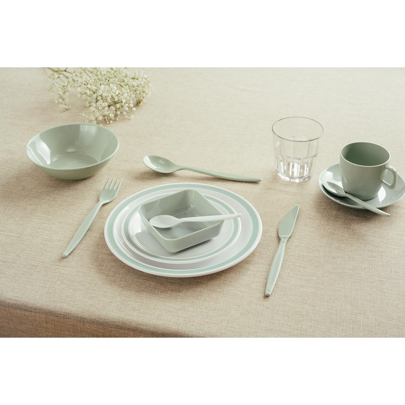 Harfield Polycarbonate Cutlery Set Summer Blue 20cm (x4 Sets) Reusable