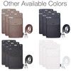 Tintris Pocket Protector, 3 Pack Leather Pen Pencil Holder Pouch