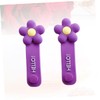 iplusmile 2pcs Flower Cable Organizer Earphone Cord Holder Cute and