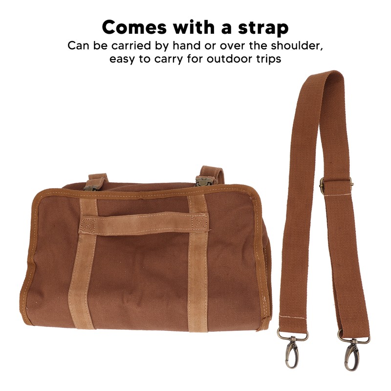 Bartender Bag Multifunctional Portable Large Capacity Canvas Travel Bartender Kit