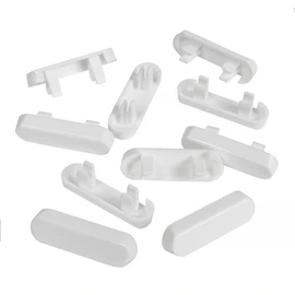 JCP 10 x White Window Drainage Cover Caps Weep Hole Covers for UPVC Windows