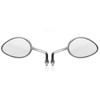 KZMPMT Motorcycle Mirrors M8 Rear View Side Handlebar Mirrors 360