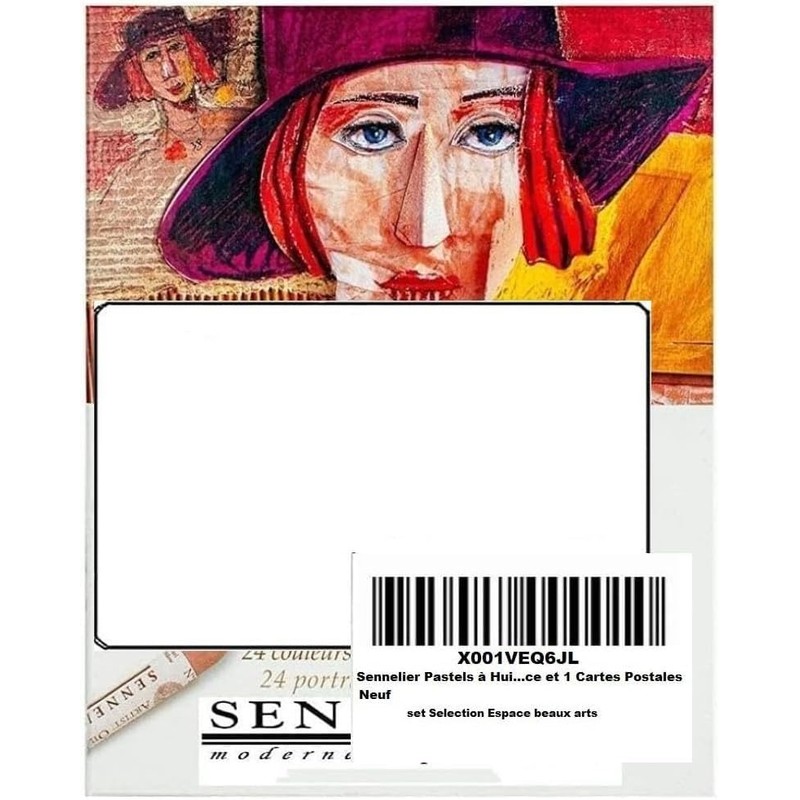 Sennelier Pastels Oil 24 Colours Portrait - Made in France
