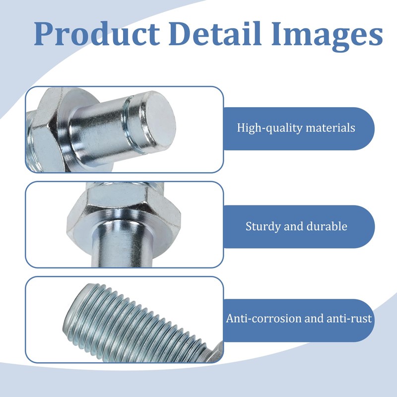 for Peterbilt 379 Cable Stud Bolt with Retaining Ring Compatible