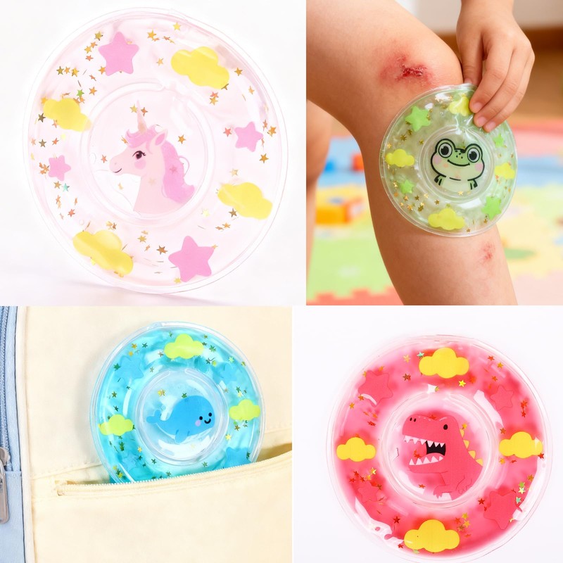 Kids Ice Pack for Boo Boos, Small Cold Pack for